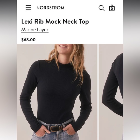 Marine Layer Ribbed Turtleneck - Picture 5 of 5